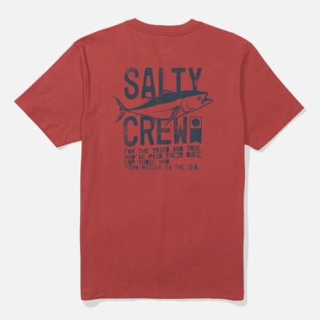 T-shirt Salty Crew Tried and True Red