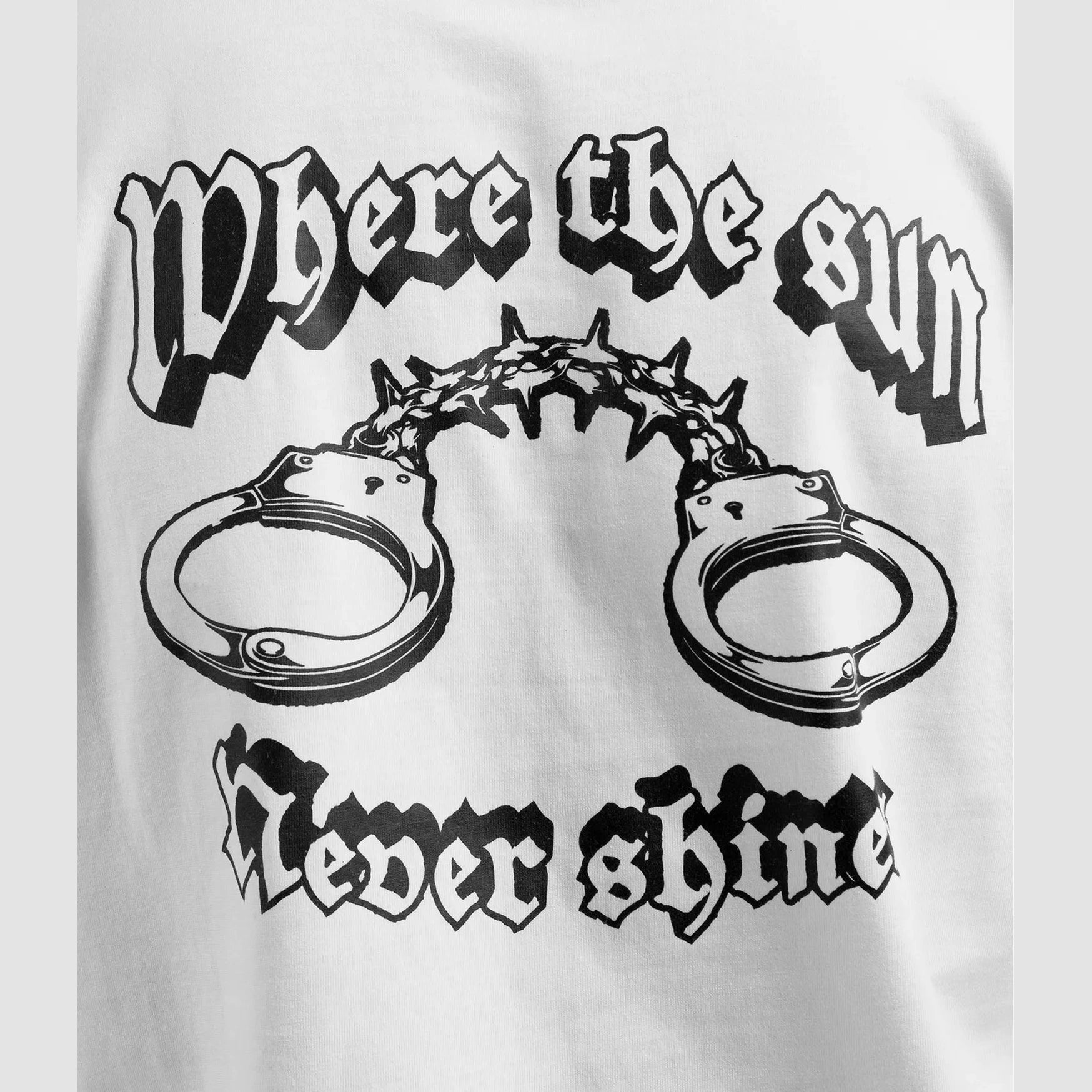 T-shirt Salty Wasted Paris Darbies White