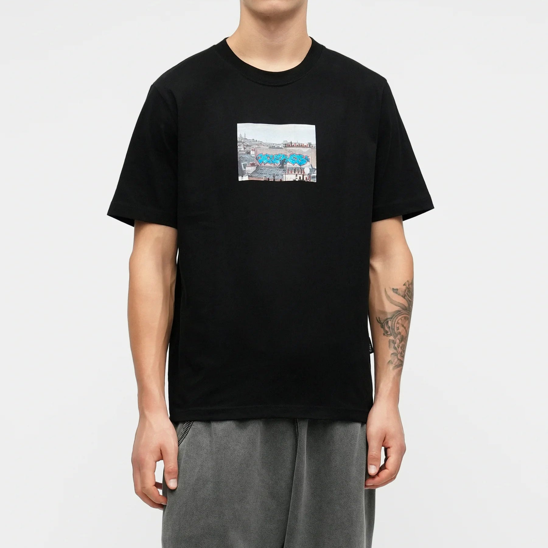 T-shirt Salty Wasted Paris Elevation Black