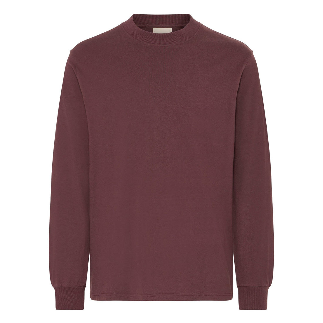 T-shirt Solid Reynaldo LS Bordeaux