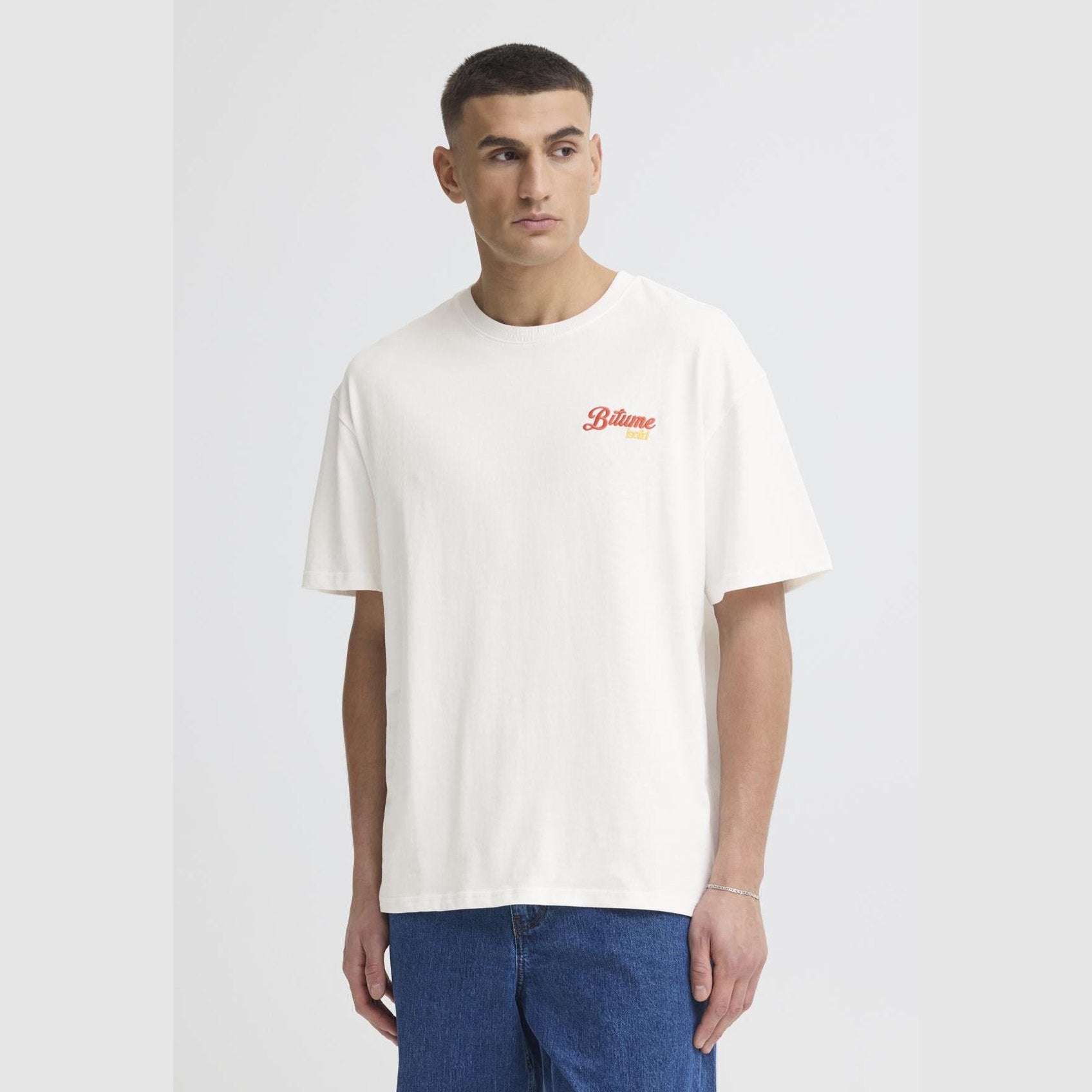 T-shirt Solid Rimmer white