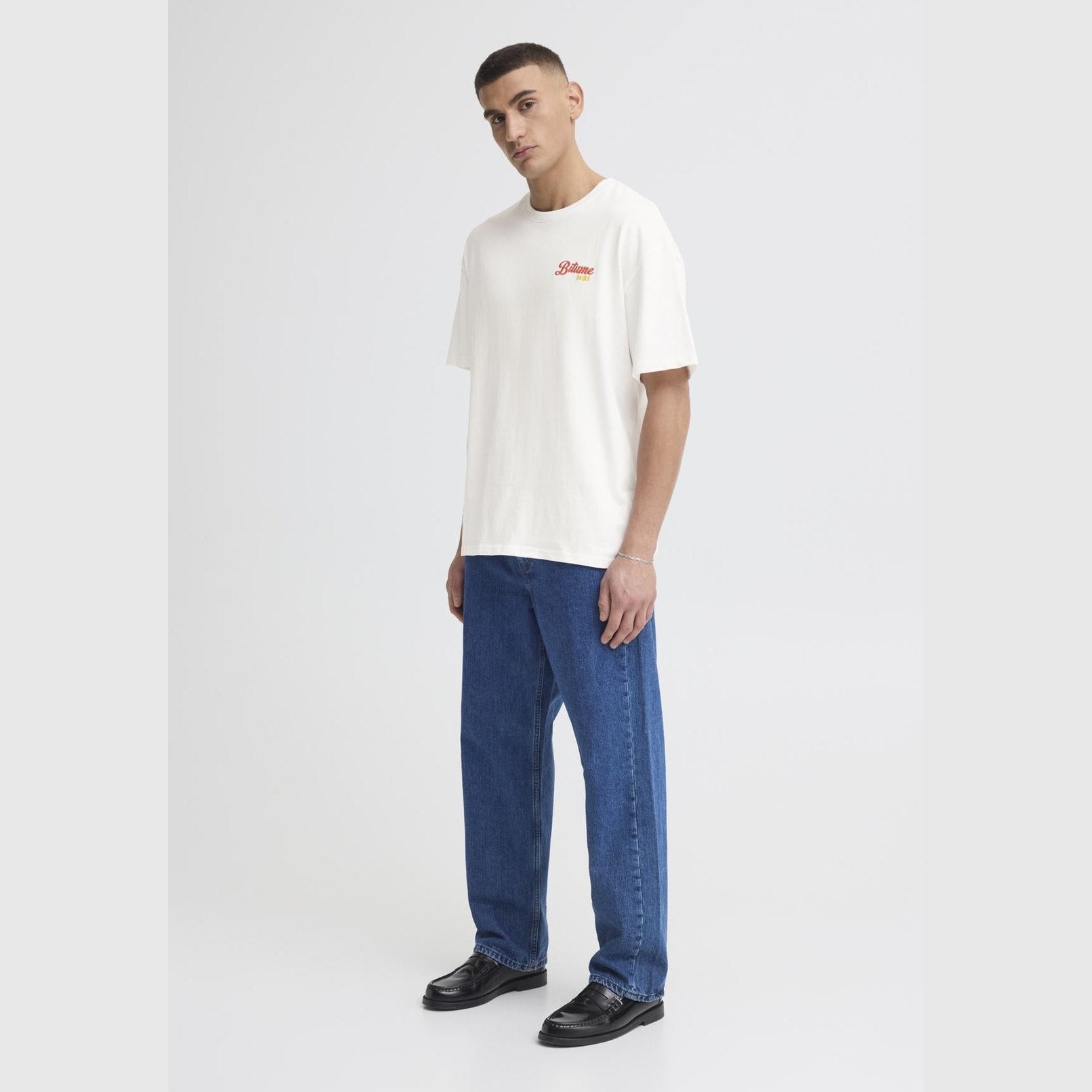 T-shirt Solid Rimmer white