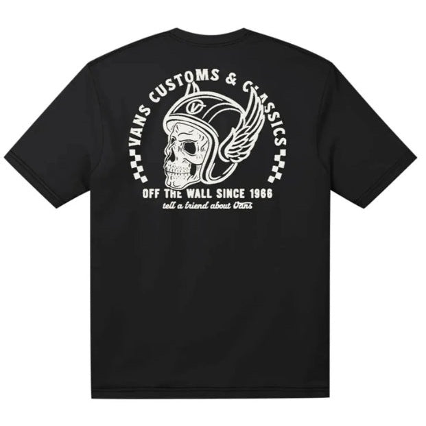 T-shirt Vans Customs and Classic Black