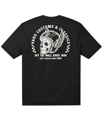 T-shirt Vans Customs and Classic Black