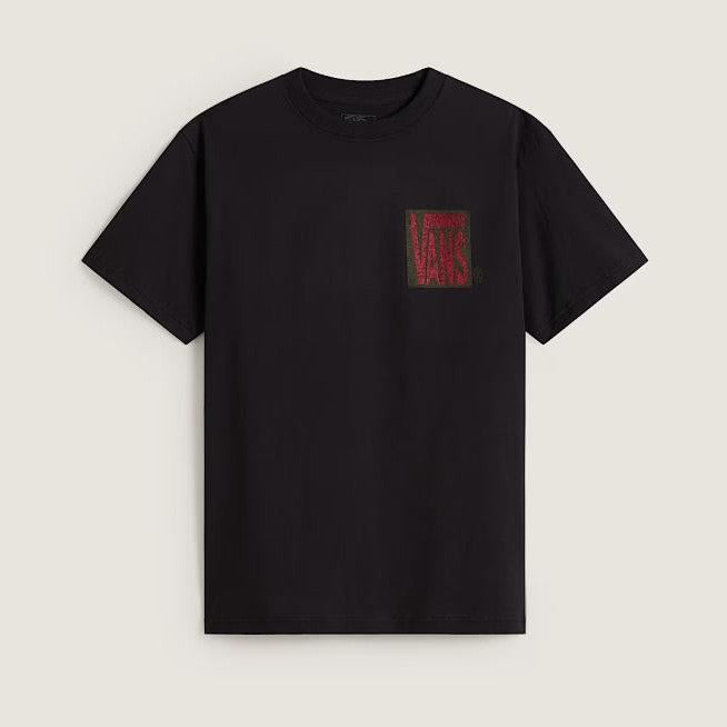 T-shirt Vans Strech Stack Crackle Black