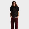 T-shirt Vans Strech Stack Crackle Black