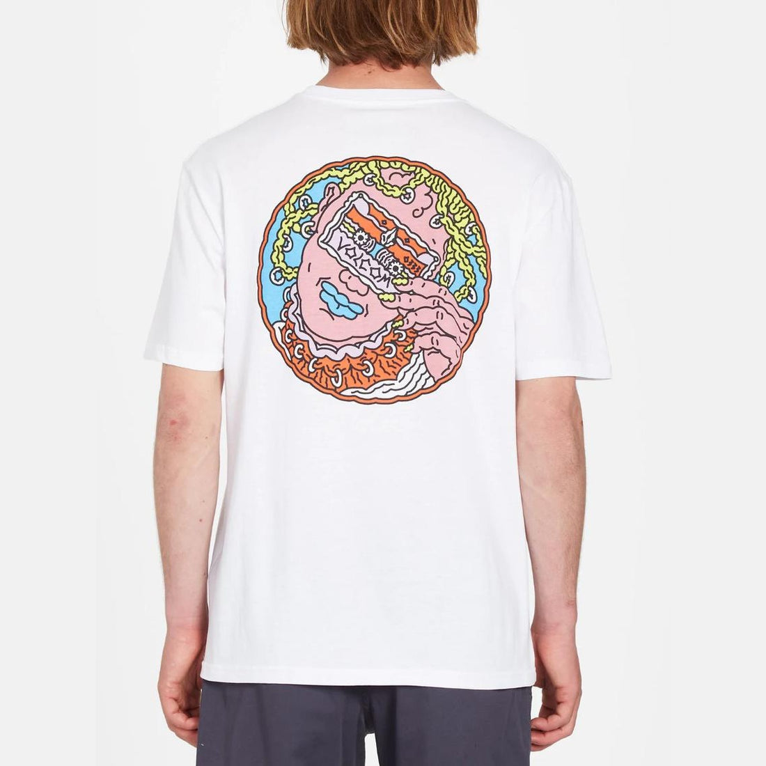 T-shirt Volcom Connected Minds white