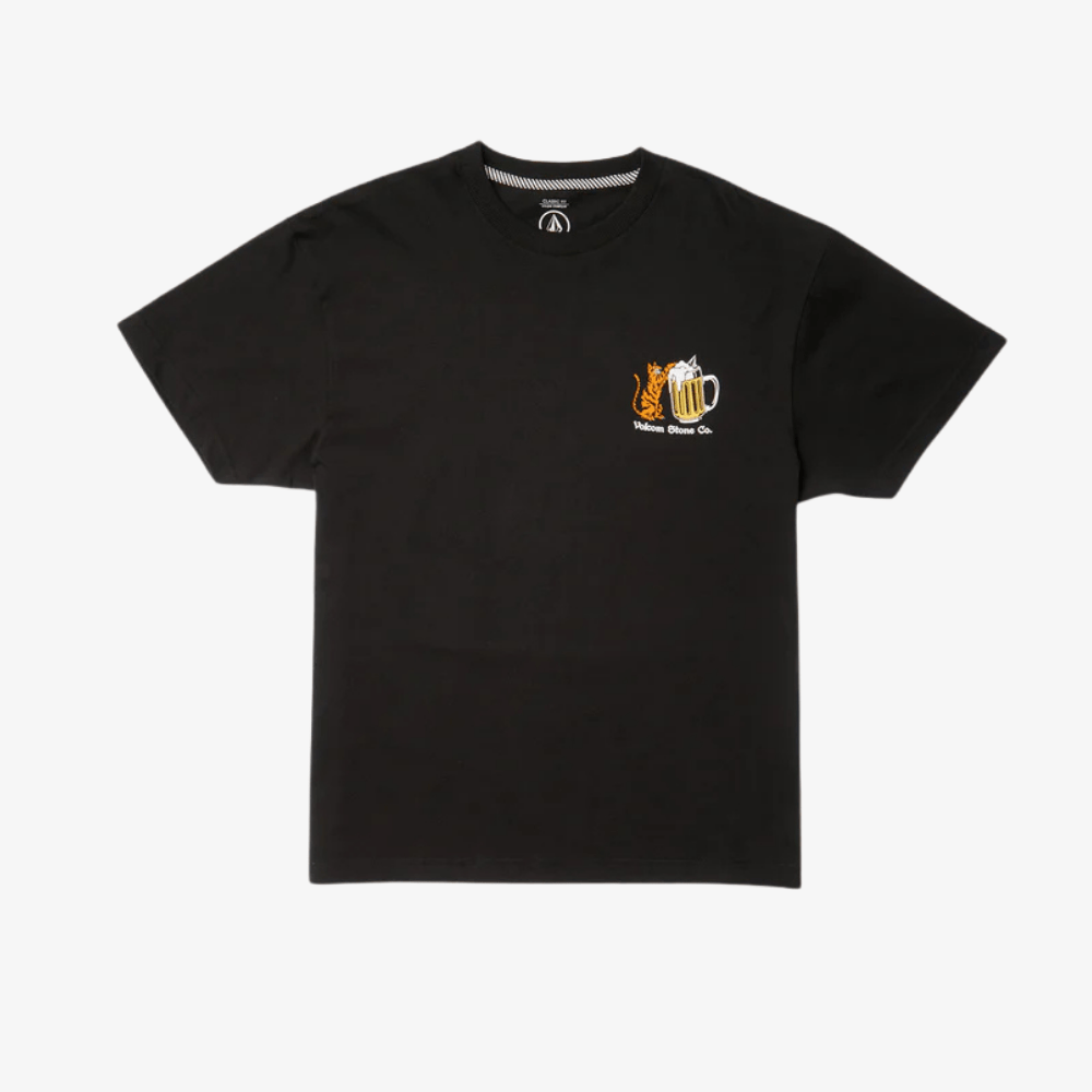 T-shirt Volcom Curious Cat black
