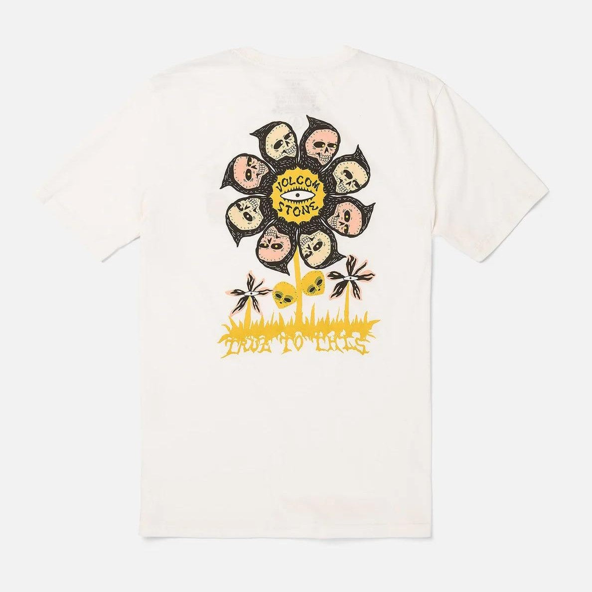 T-shirt Volcom Flower Budz off white