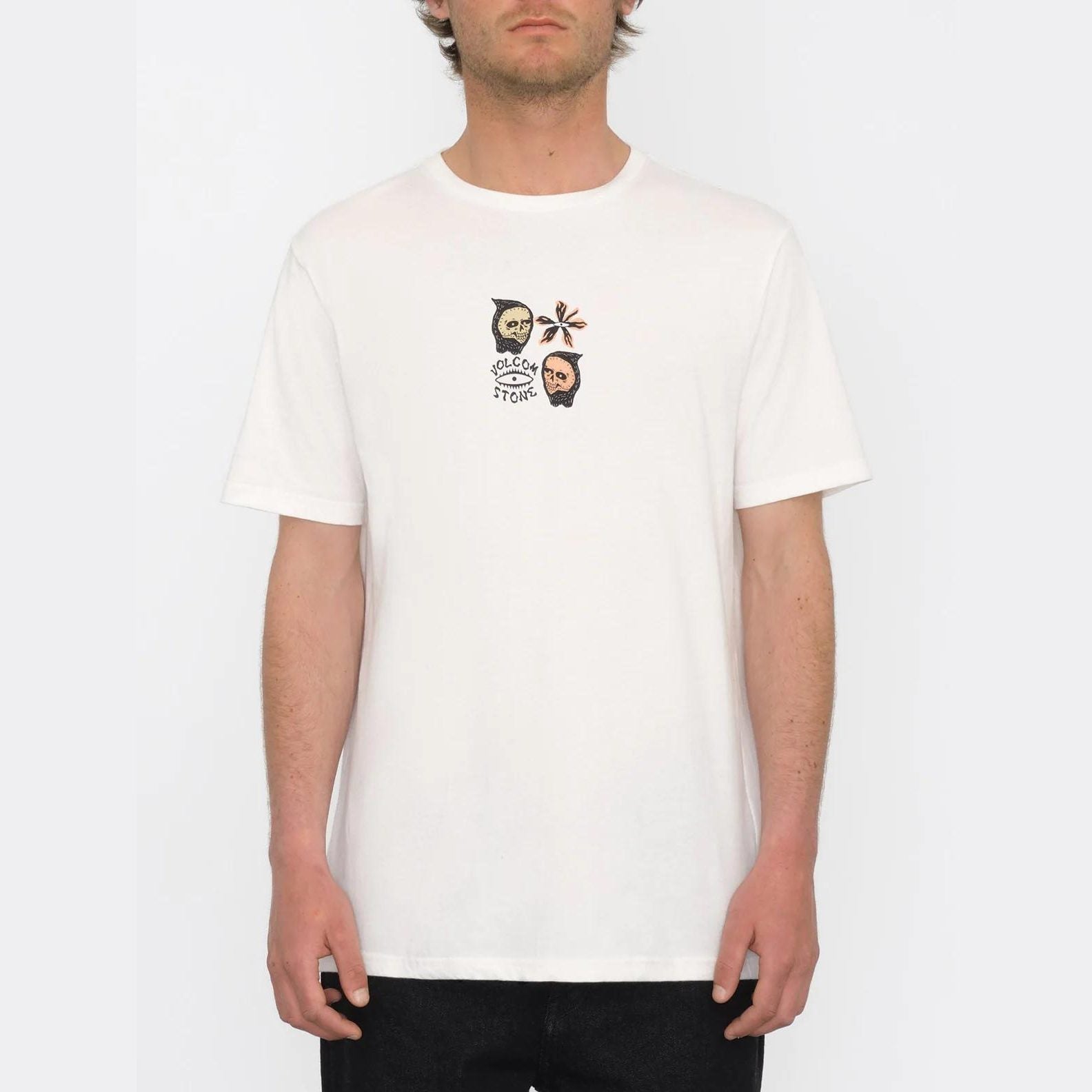 T-shirt Volcom Flower Budz off white