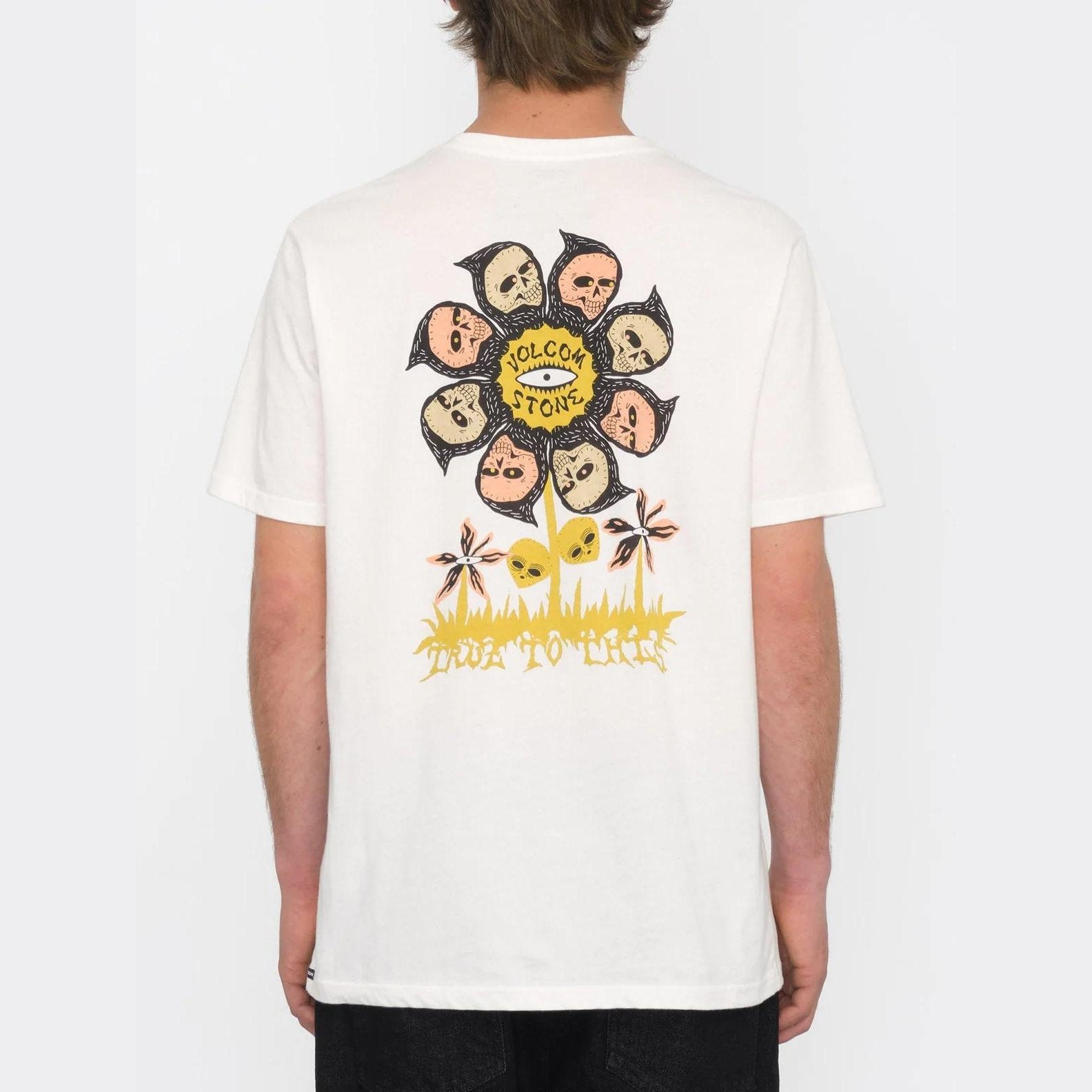 T-shirt Volcom Flower Budz off white