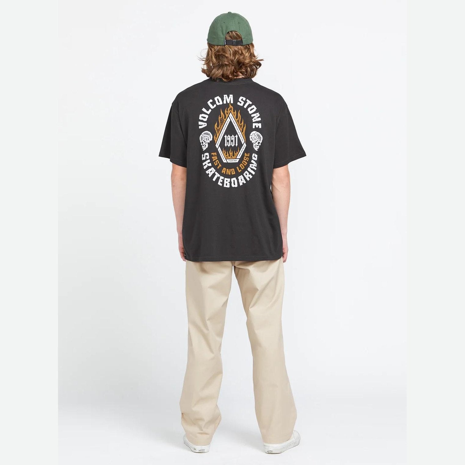 T-shirt Volcom Skate Vital Fast n Loose black