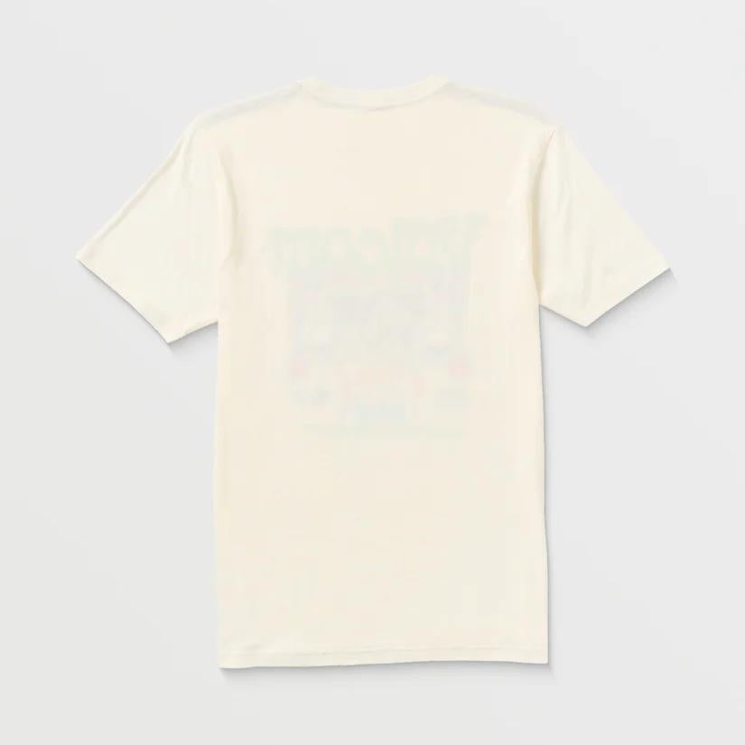 T-shirt Volcom Worldly off white