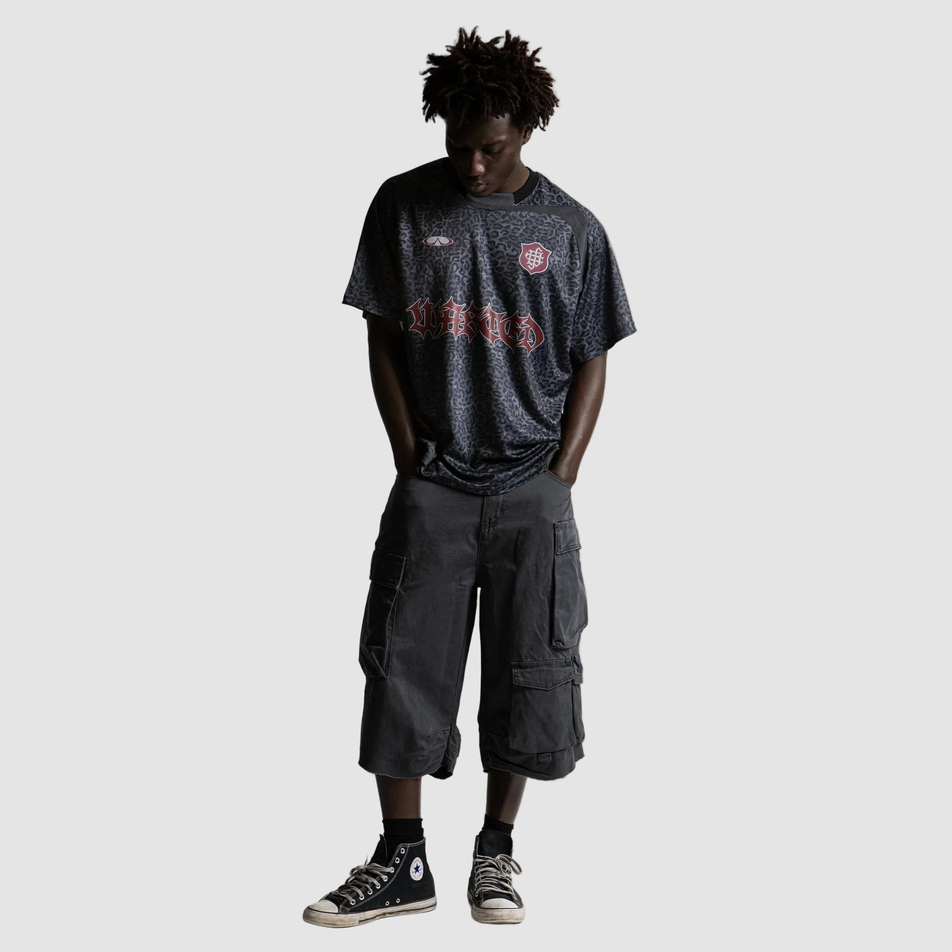 T-shirt Wasted Paris Cheetah Fottbal Jersey blk
