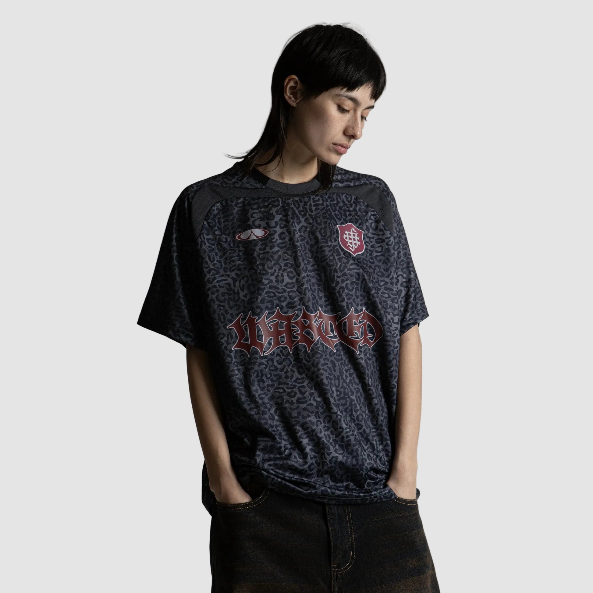 T-shirt Wasted Paris Cheetah Fottbal Jersey blk