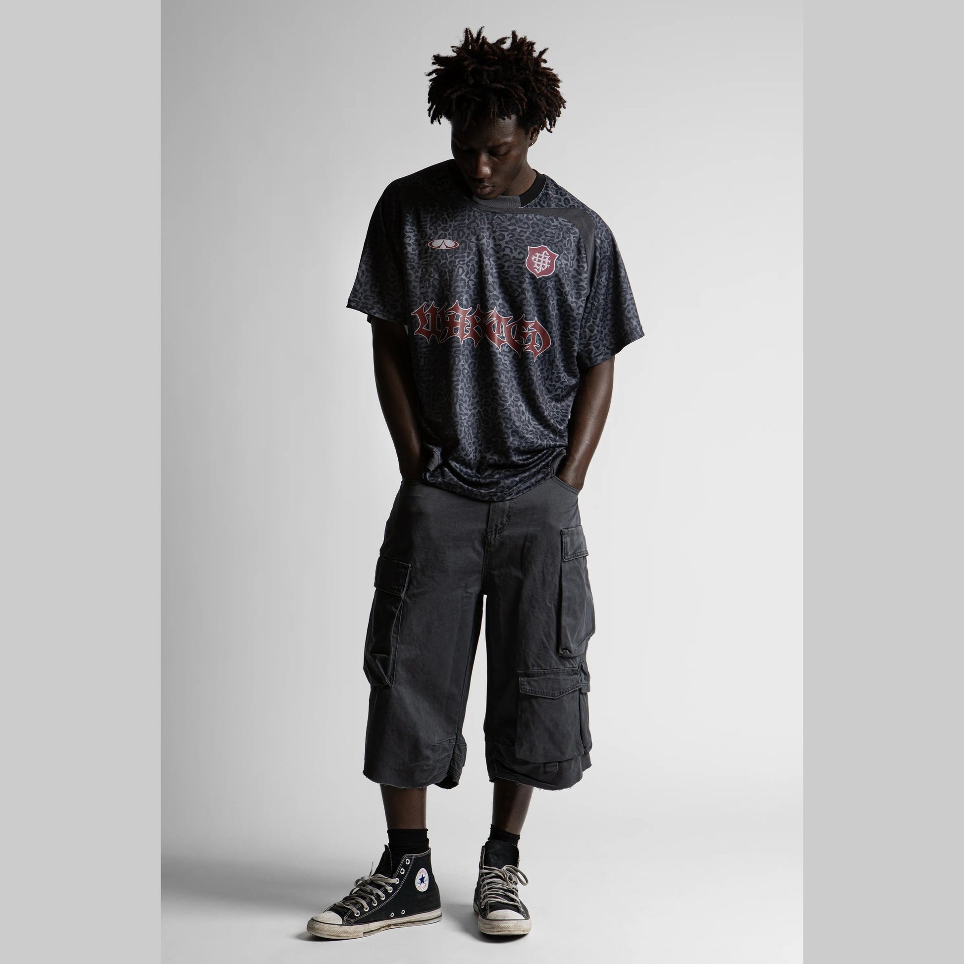 T-shirt Wasted Paris Cheetah Fottbal Jersey blk