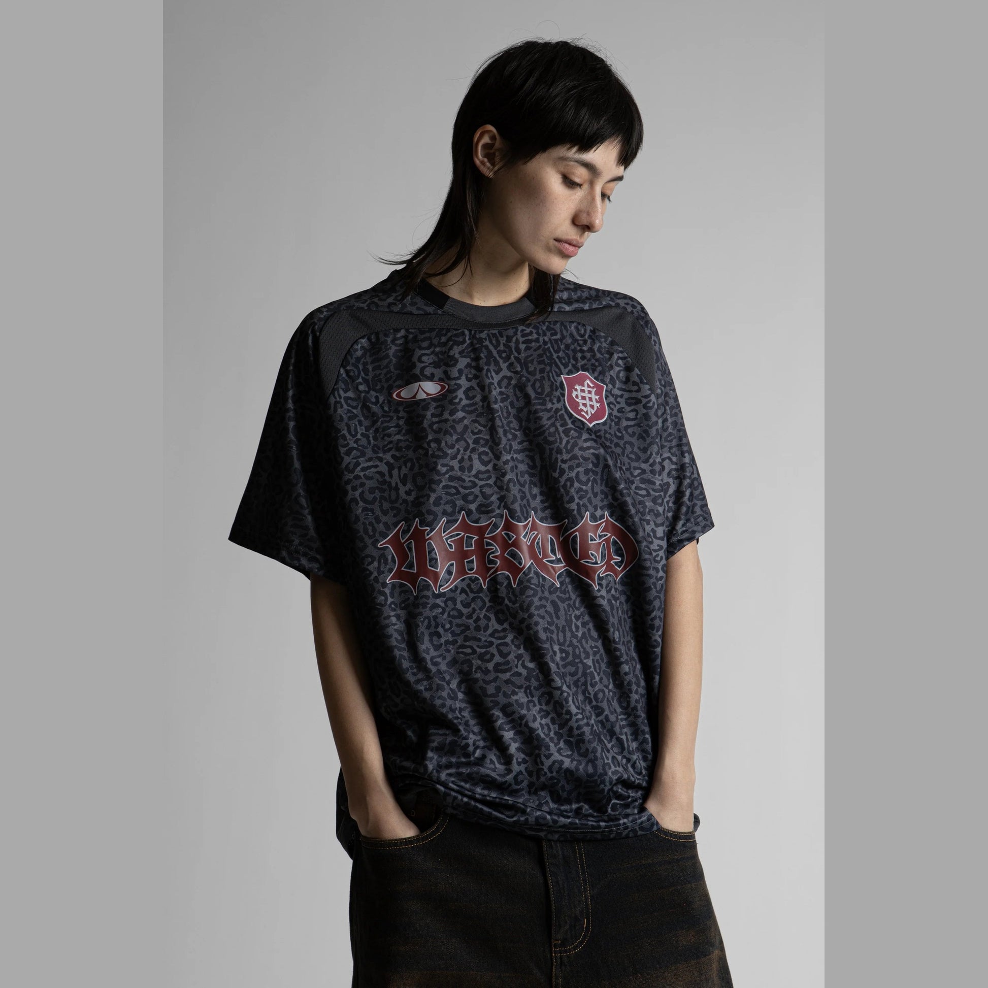 T-shirt Wasted Paris Cheetah Fottbal Jersey blk