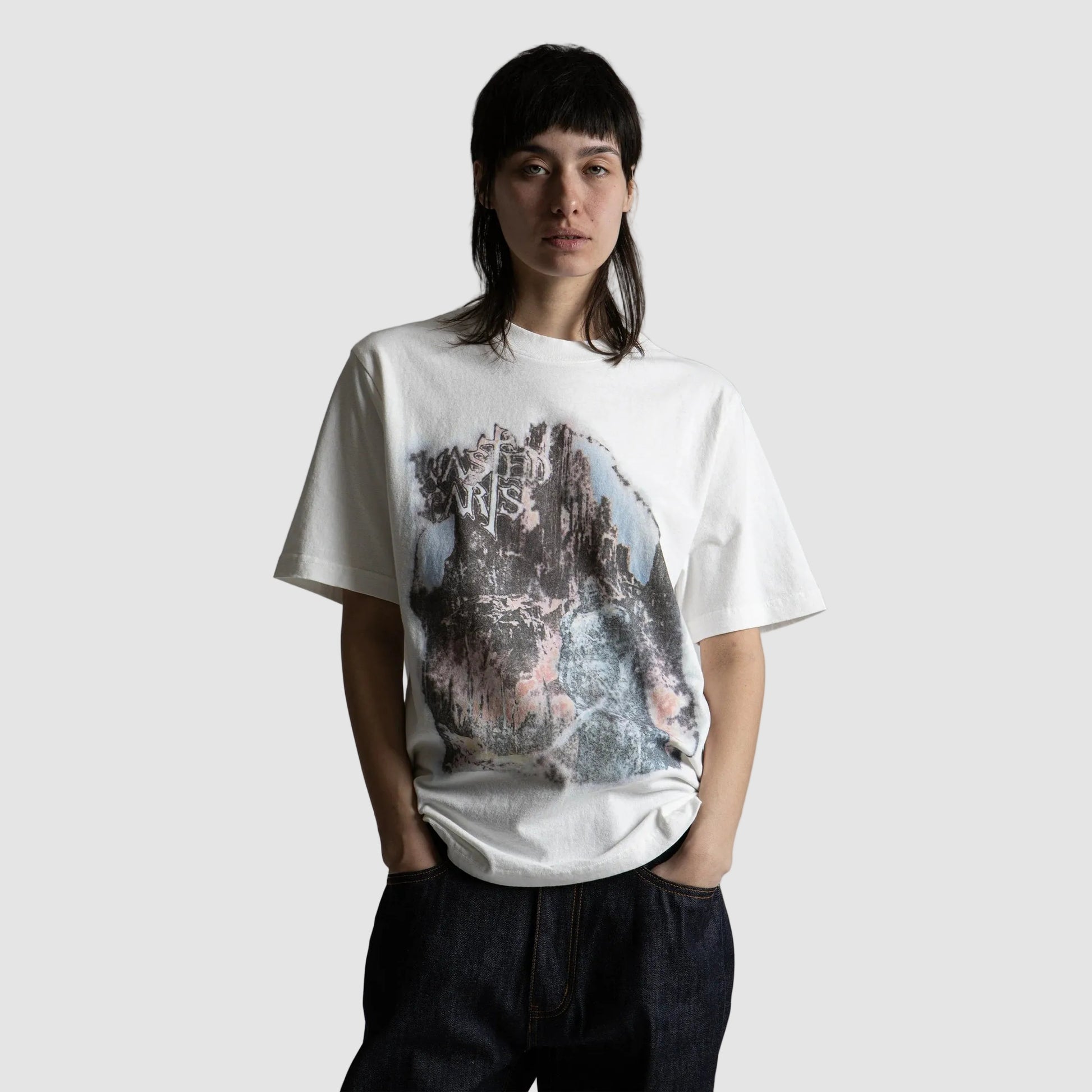 T-shirt Wasted Paris Hellheim whi