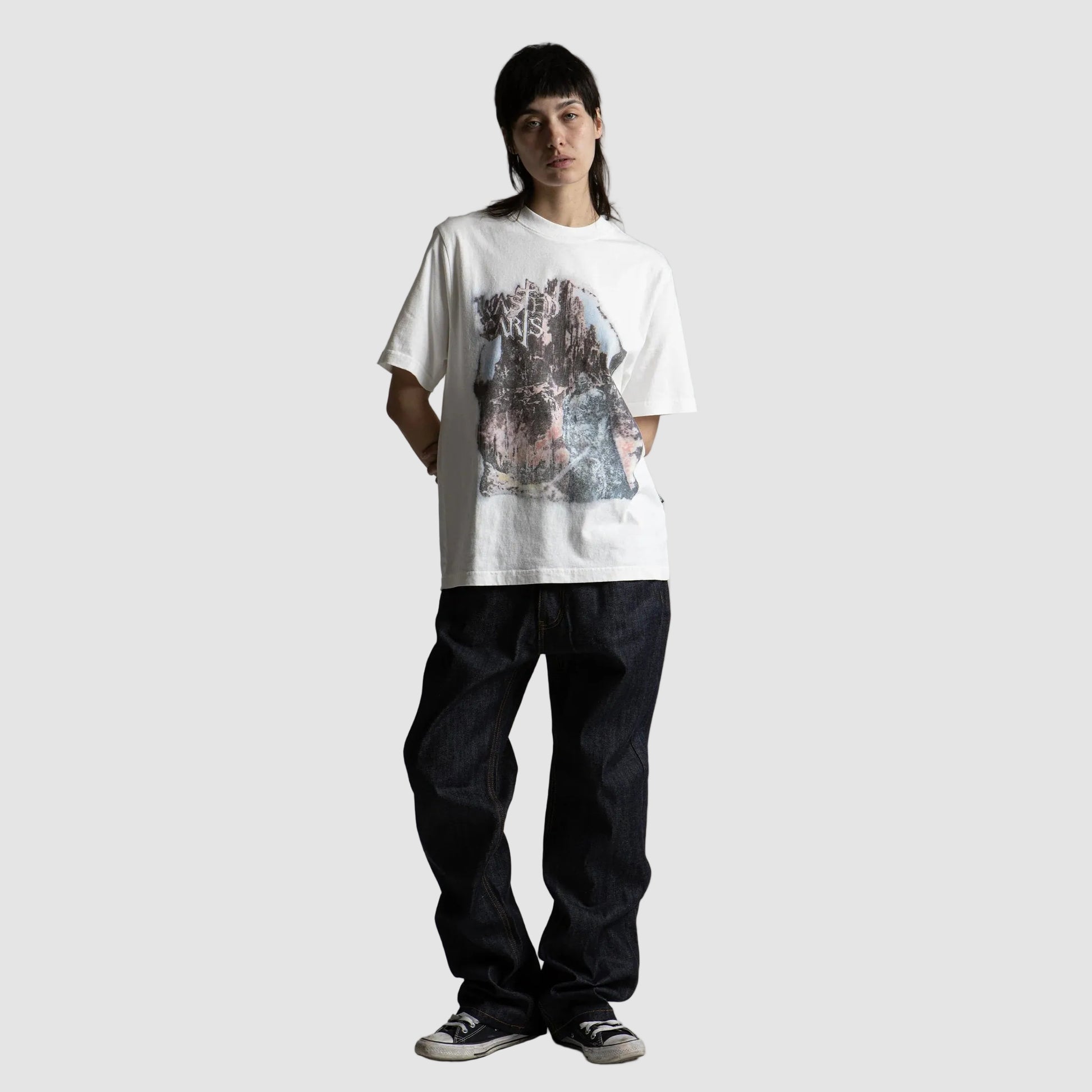 T-shirt Wasted Paris Hellheim whi