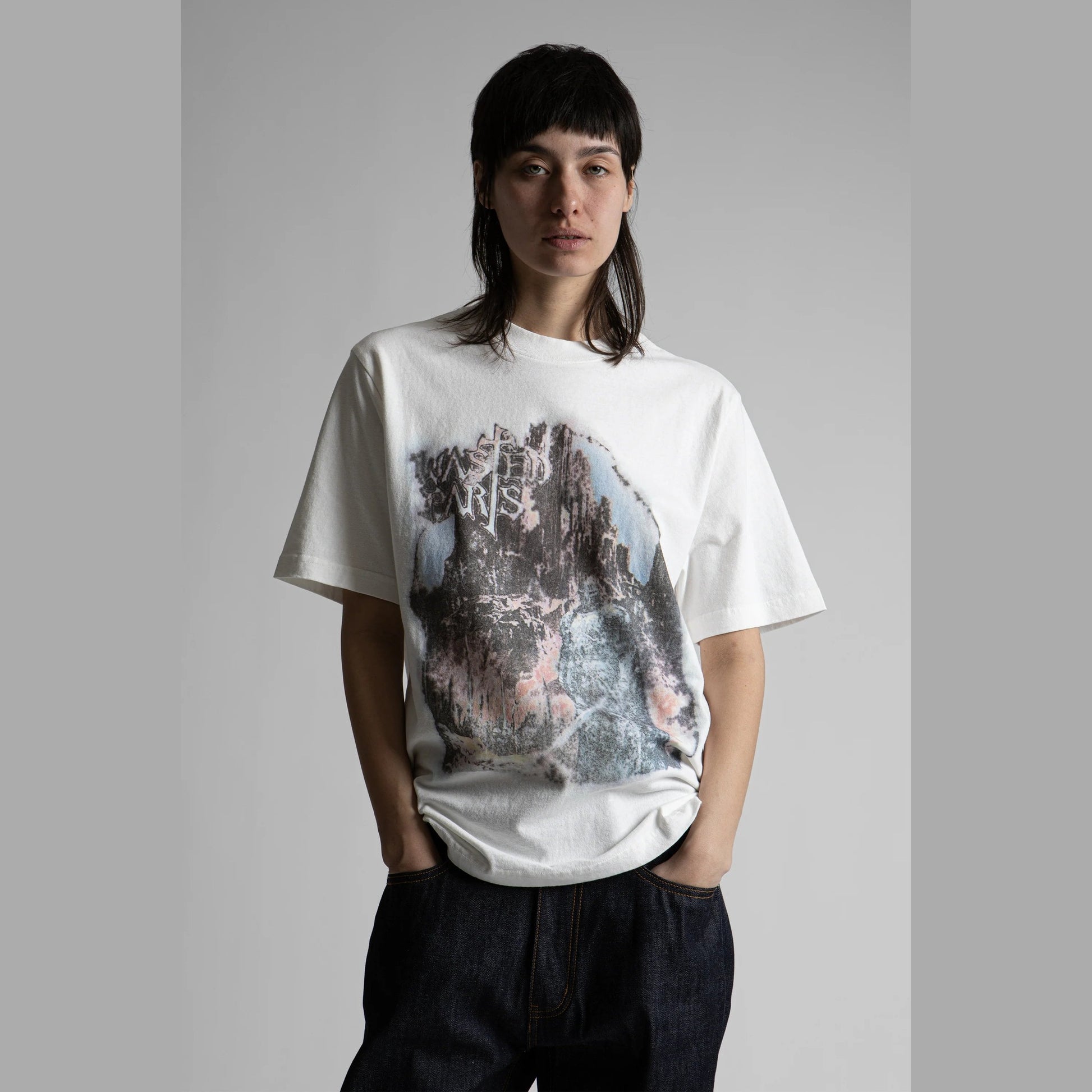 T-shirt Wasted Paris Hellheim whi