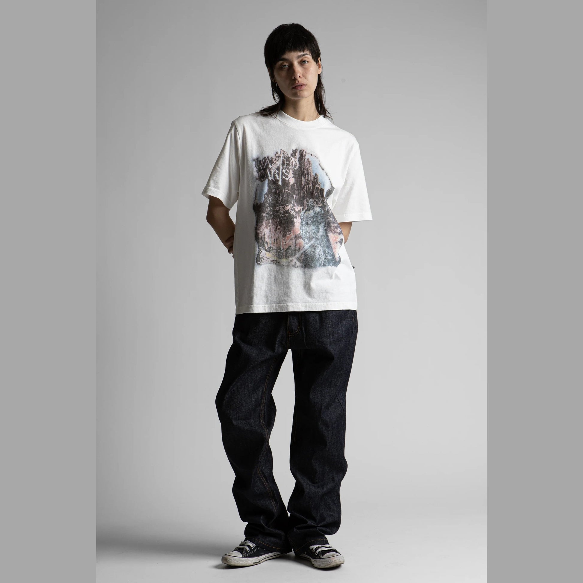 T-shirt Wasted Paris Hellheim whi