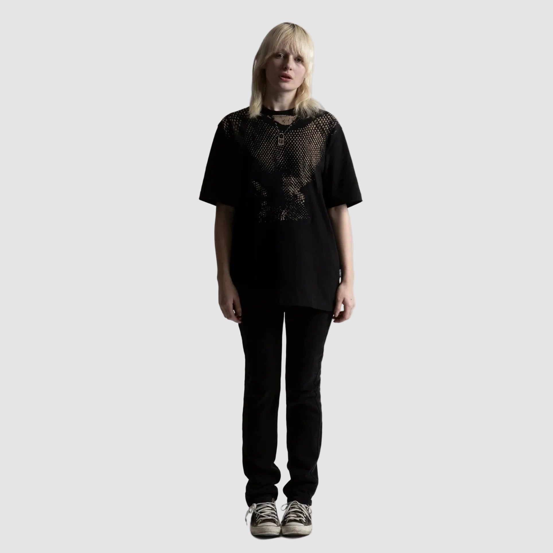 T-shirt Wasted Paris Never Mind Black