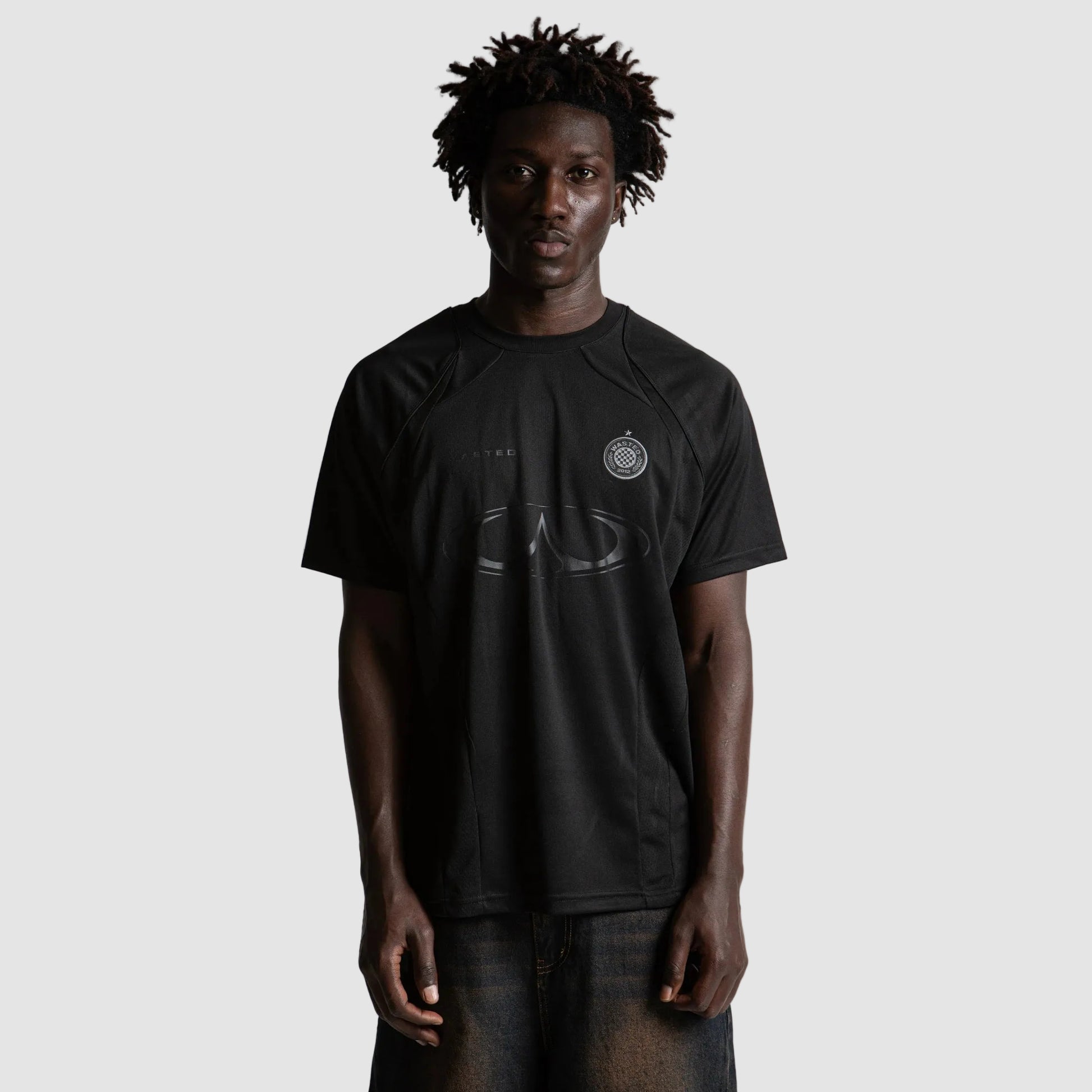 T-shirt Wasted Paris Sharp Fottball jer blk