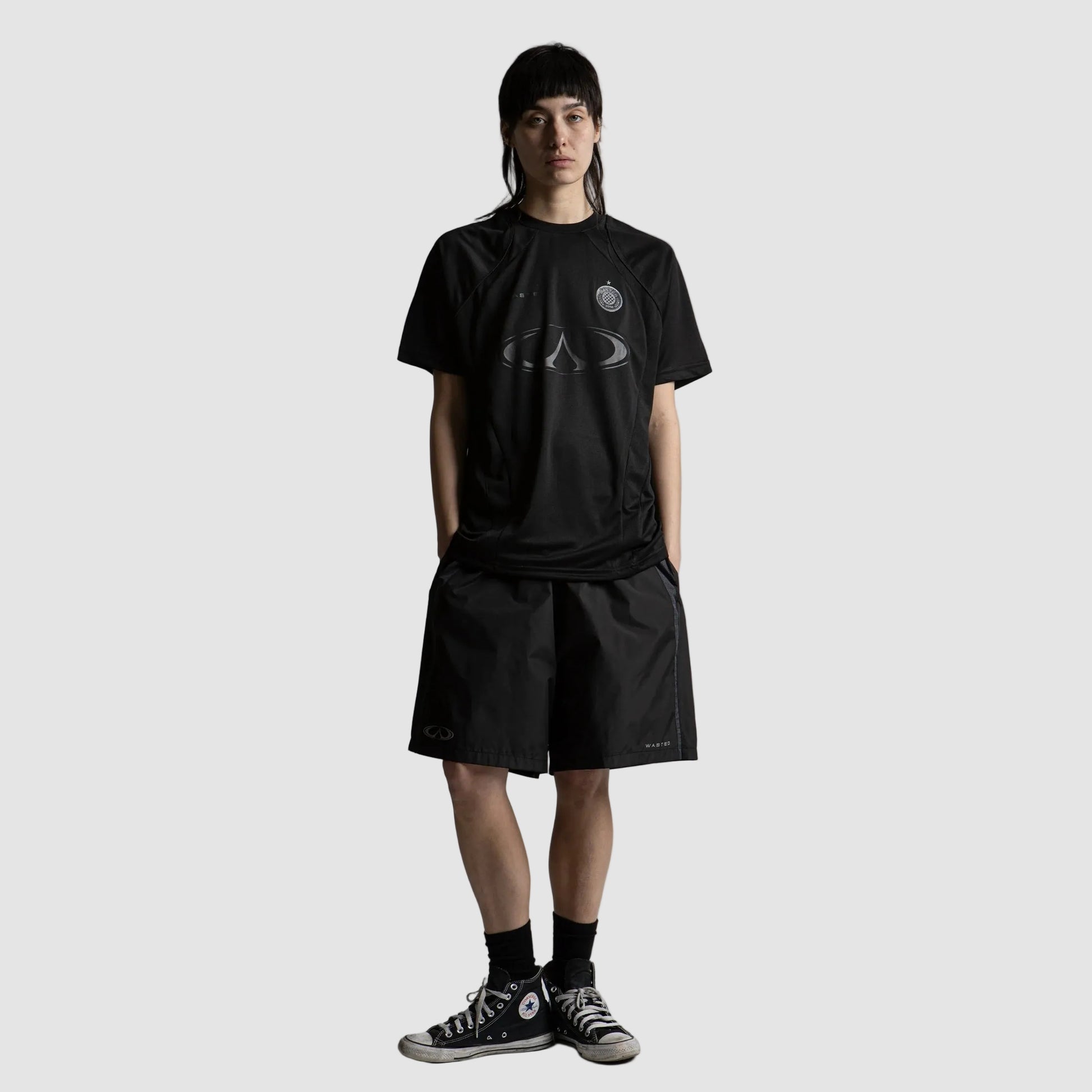 T-shirt Wasted Paris Sharp Fottball jer blk