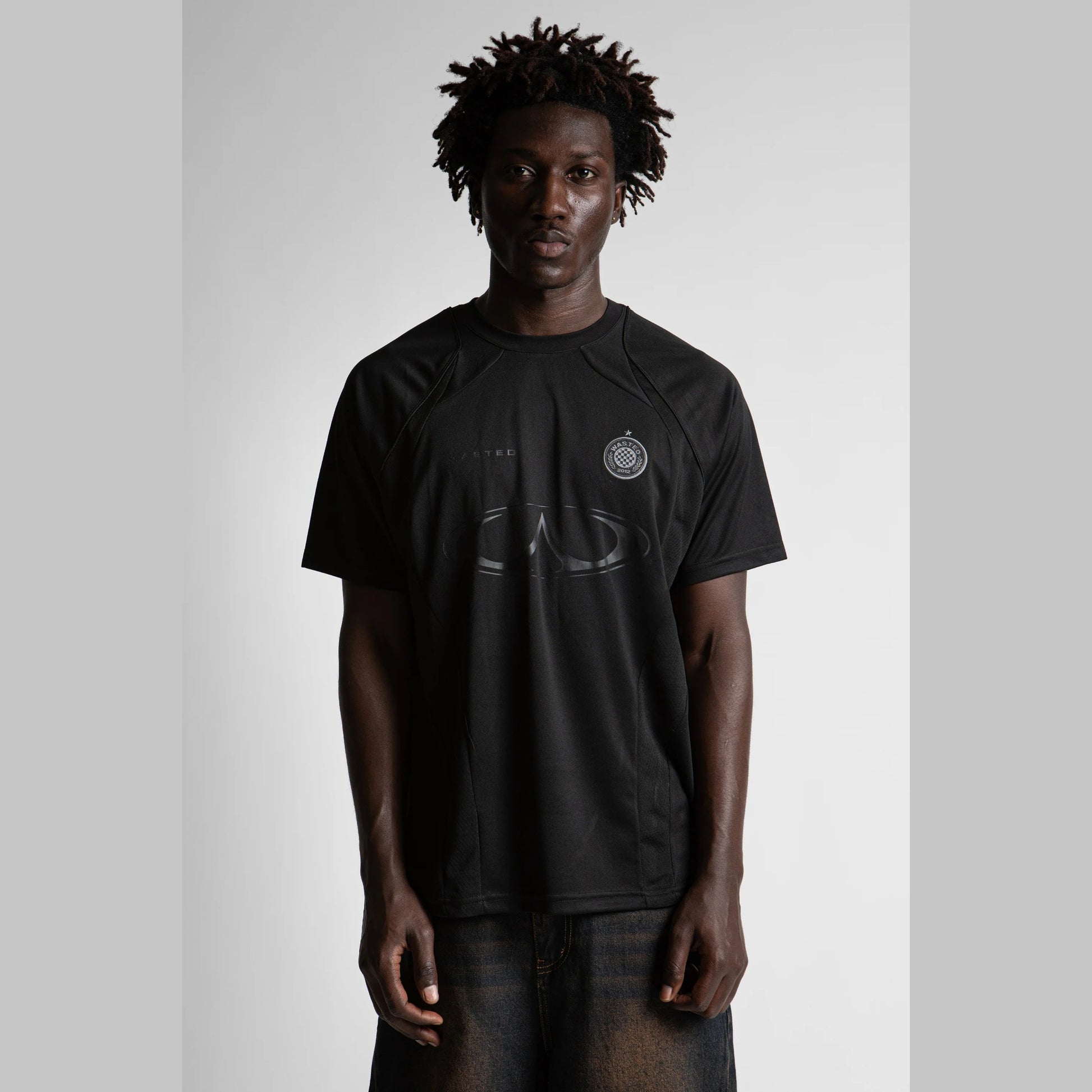 T-shirt Wasted Paris Sharp Fottball jer blk