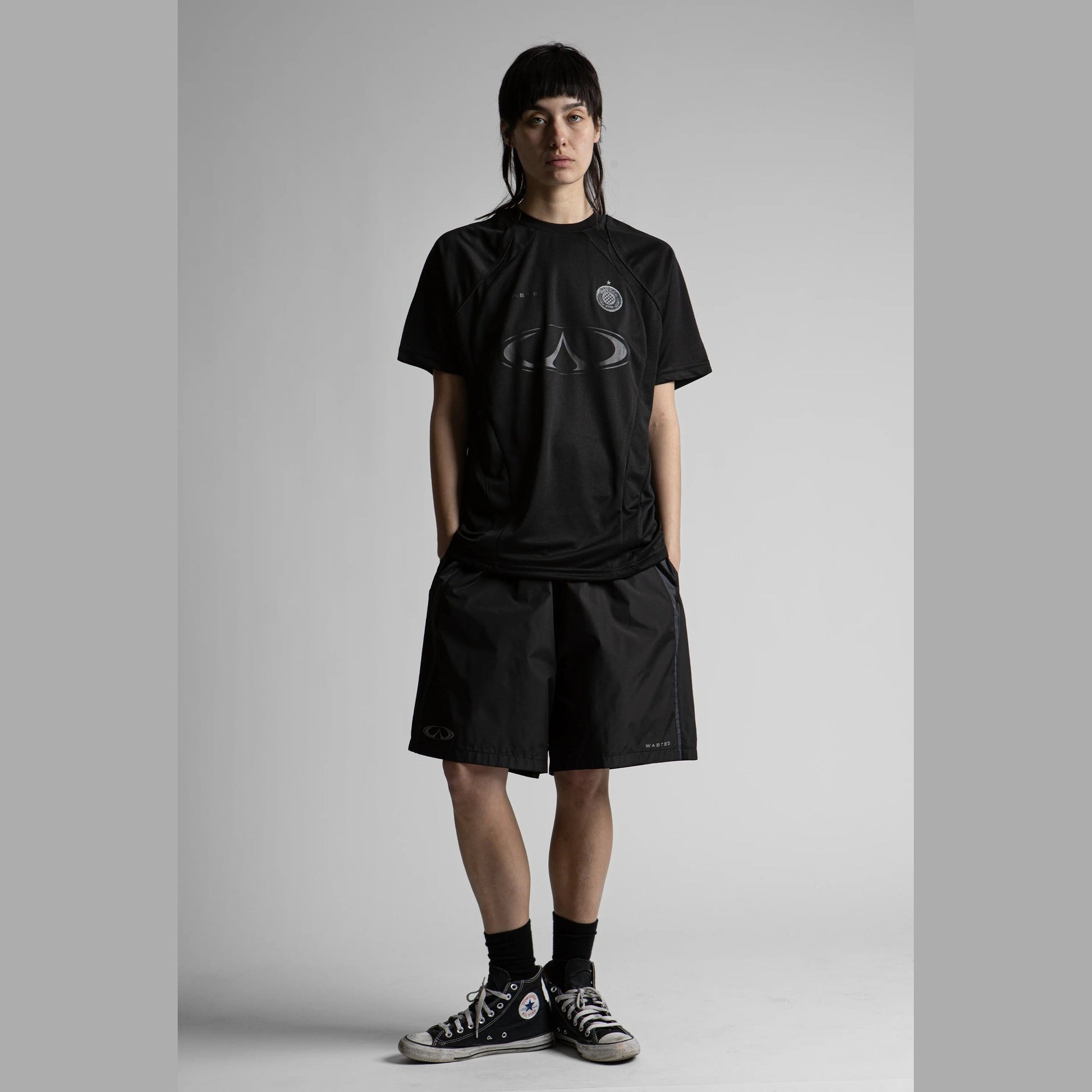T-shirt Wasted Paris Sharp Fottball jer blk
