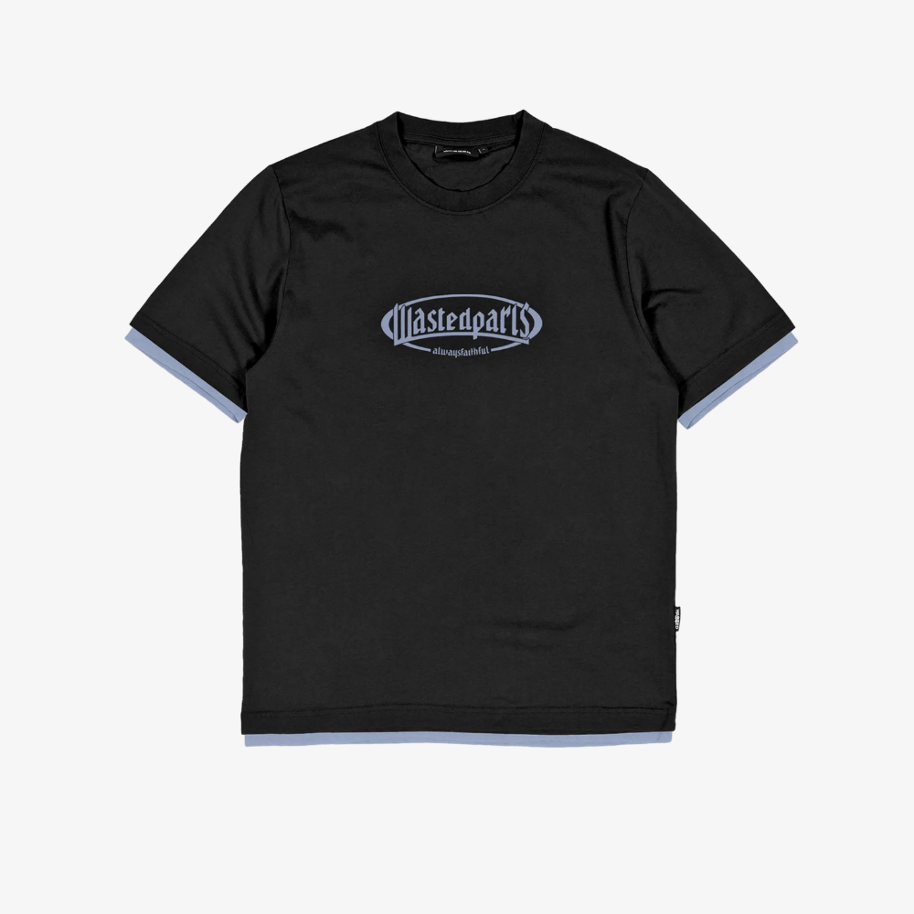 T-shirt Wasted Paris Yart Nine Black Blue