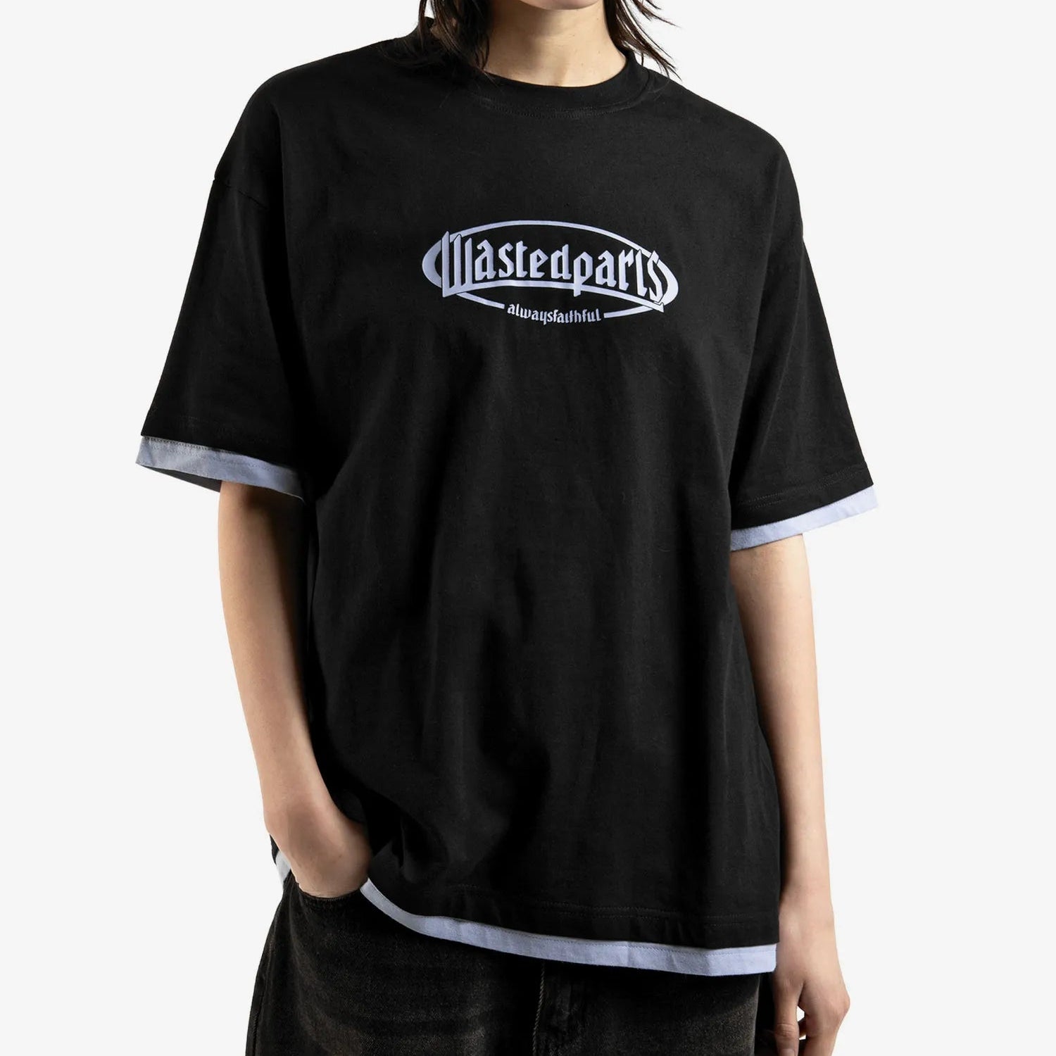 T-shirt Wasted Paris Yart Nine Black Blue