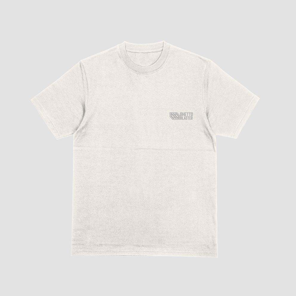 T-shirt unisex Ghettoblaster Pizza off white