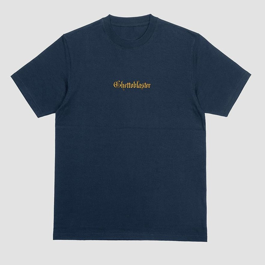 T-shirt unisex Ghettoblaster Santa Muerte navy
