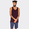 Tank Top Iriedaily Mini Flag aubergine