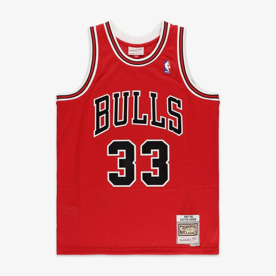 Tank Top Mitchell & Ness Authentic Jersey Chicago Bulls '97 Scottie Pippen red