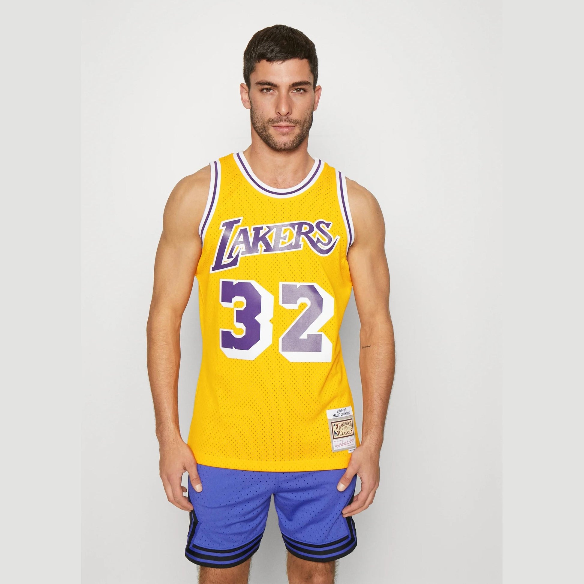 Tank Top Mitchell & Ness Swingman Jersey LA Lakers '84 Magic Jhonson gold