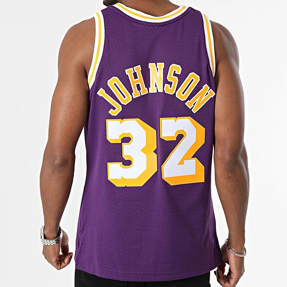Tank Top Mitchell & Ness Swingman Jersey LA Lakers '84 Johnson purple