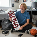 Tavola Skateboard Deck Ghettoblaster Pregripped Barded Wire Red 8.25