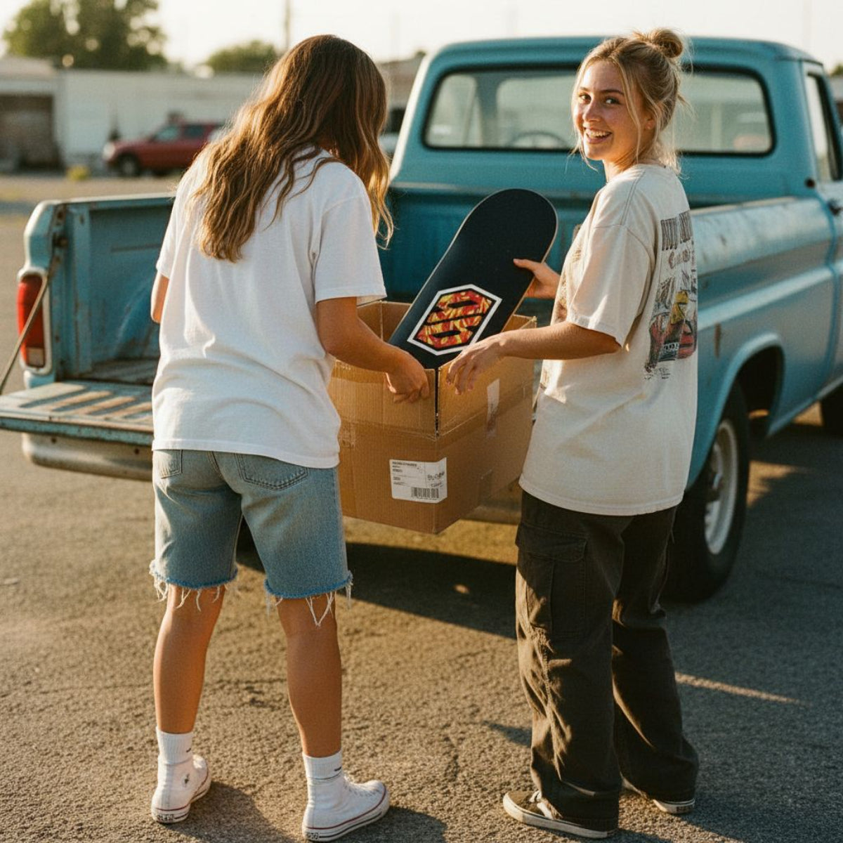 Tavola Skateboard Deck Ghettoblaster Pregripped Flame White 8.25"