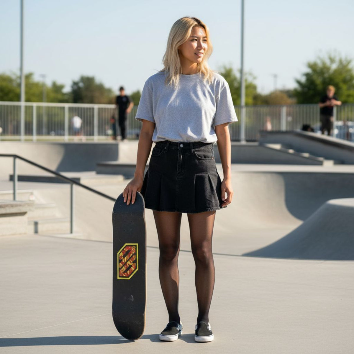 Tavola Skateboard Deck Ghettoblaster Pregripped Flame Yellow 8.125"