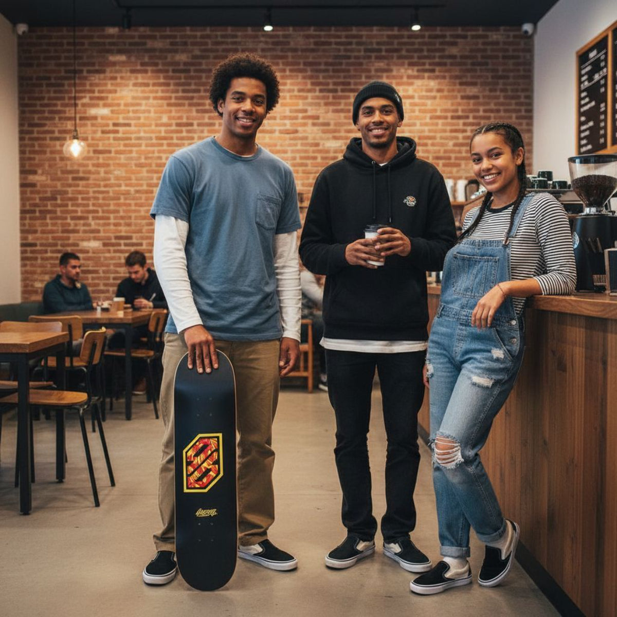 Tavola Skateboard Deck Ghettoblaster Pregripped Flame Yellow 8.125"