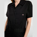 Tuta Dickies Short Sleeve Coveralls black