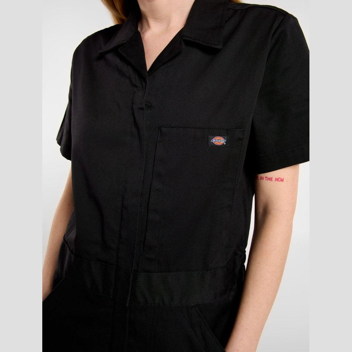 Tuta Dickies Short Sleeve Coveralls black