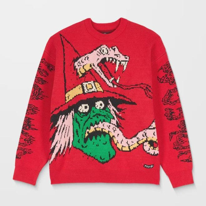 Volcom Maglione Villard Red