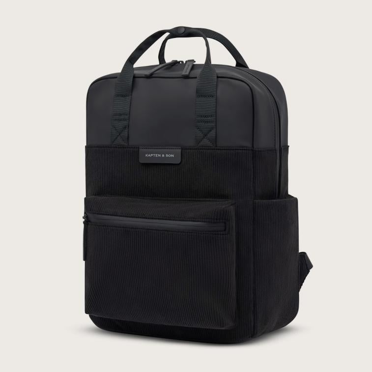 Zaino Kapten & Son Bergen Pro Cord Black