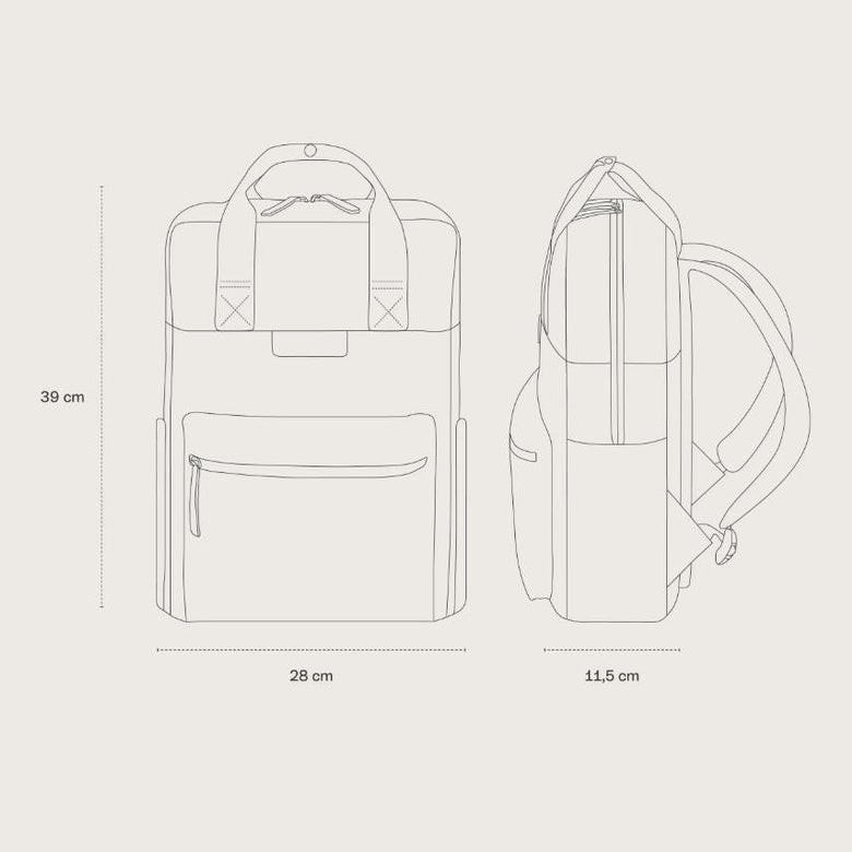 Zaino Kapten & Son Bergen Pro Fleece Sand