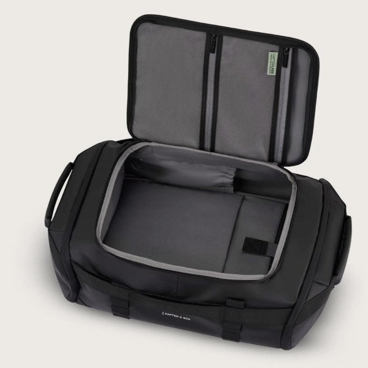 Zaino Kapten & Son Lisbon Duffle Bkpk S Black